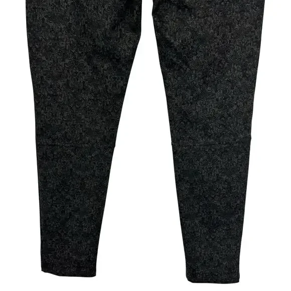 Sanctuary Printed Leggings Black Gray Size M - Picture 7 of 9